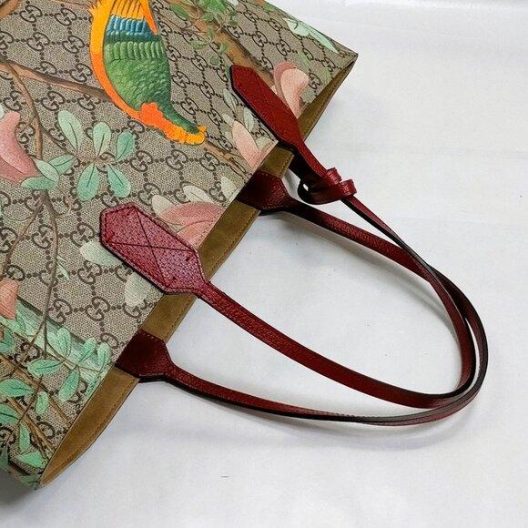 Gucci Tote Bag Brown PVC 4478325 - Picture 4 of 9